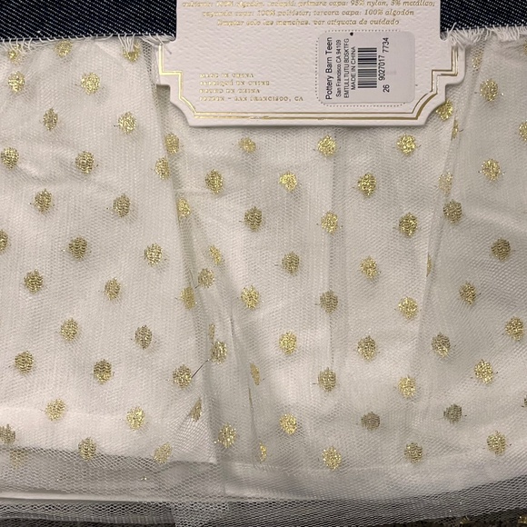 NEW Pottery Barn Teen Emily&Meritt Tull Tutu Full Bedskirt - Picture 6 of 6